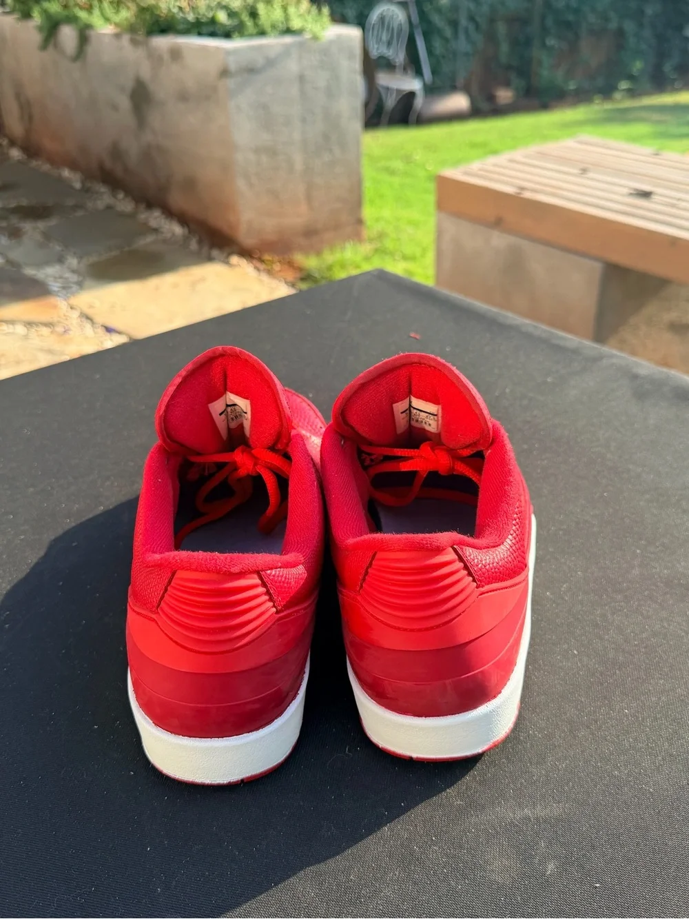 Jordan Air Jordan 2 Retro Low Gym Red 832819-606 Men's Leather Lace-Up